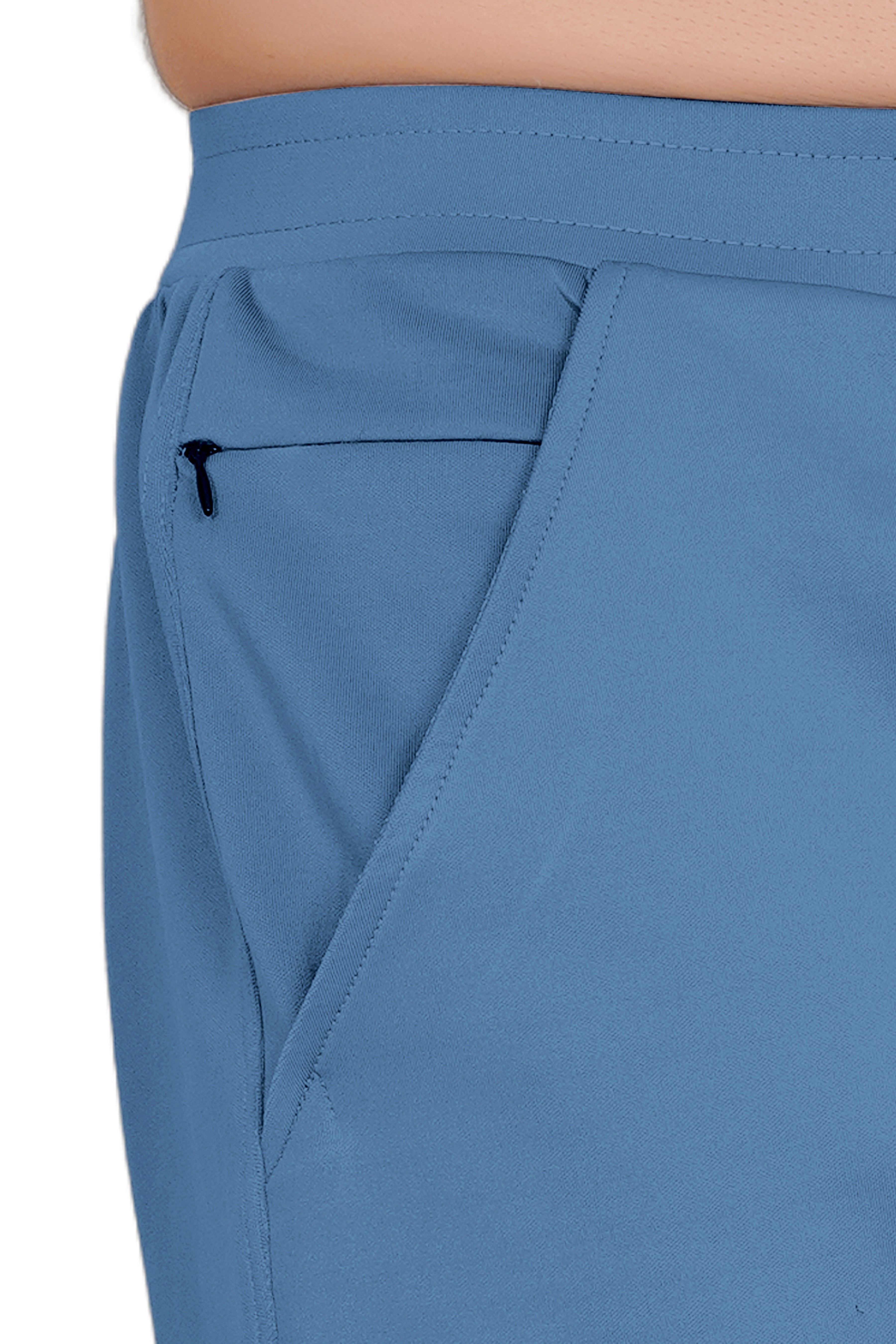 Bildos Super Soft Lycra Shorts - Slate blue