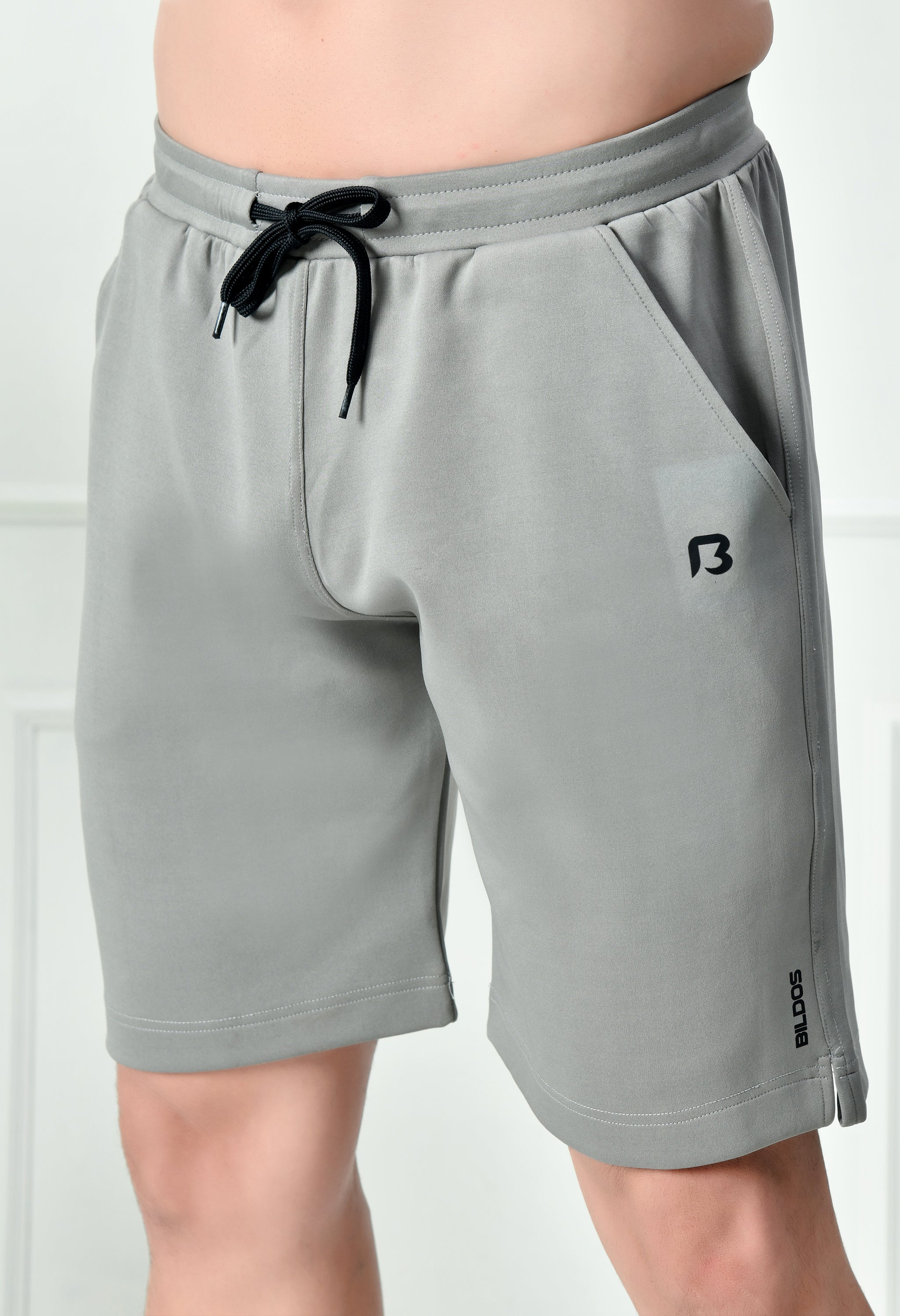 Bildos Super Soft Lycra Shorts - Light grey
